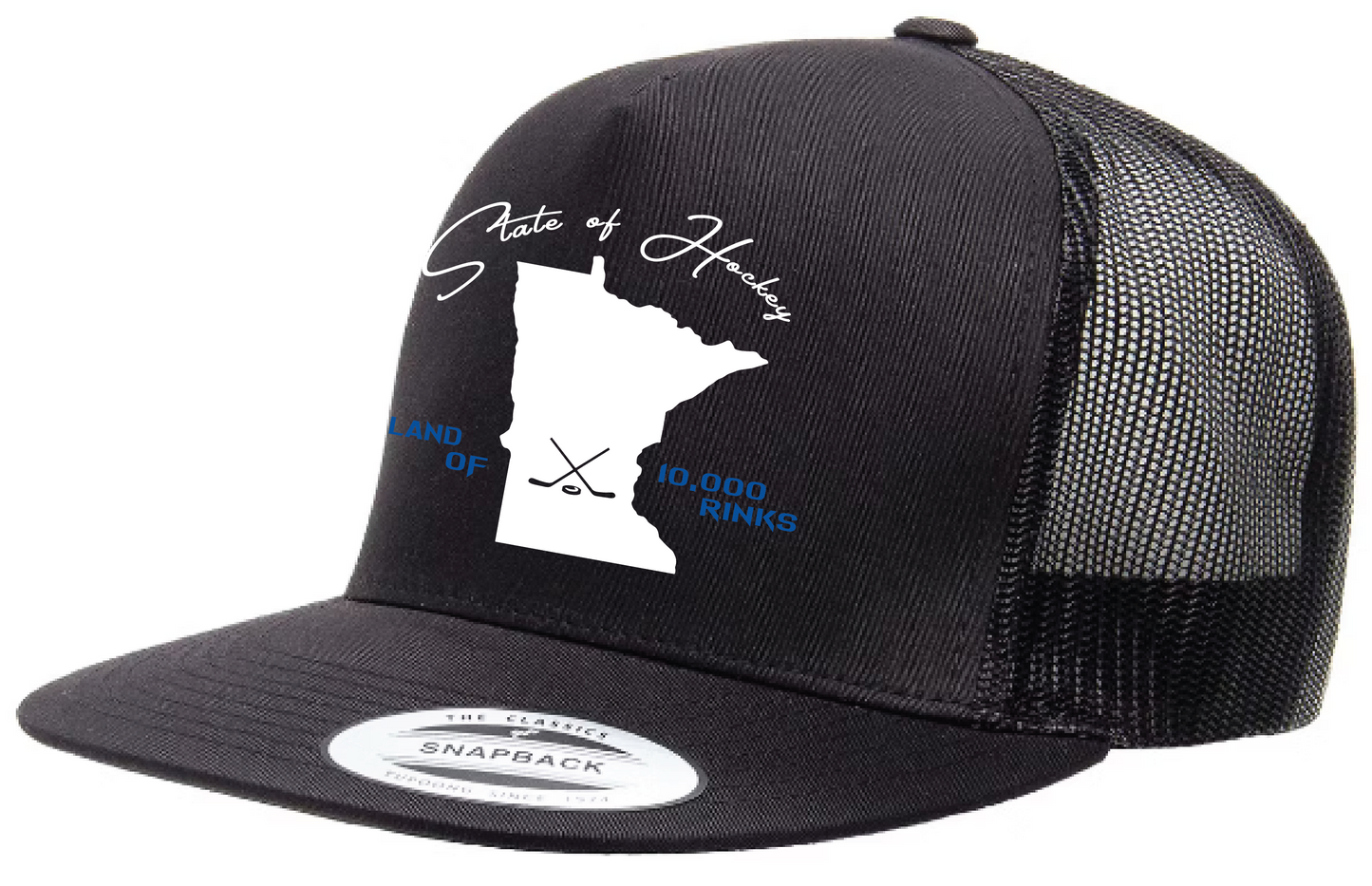 Land of 10k Rinks - 5 Panel Flat Bill Snapback Trucker Hat