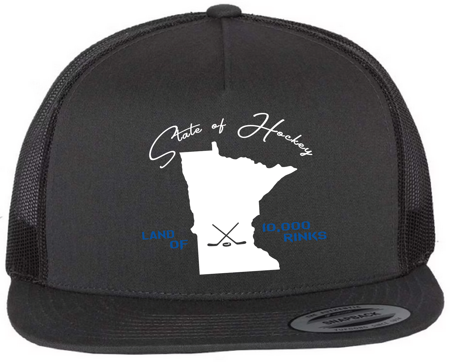 Land of 10k Rinks - 5 Panel Flat Bill Snapback Trucker Hat