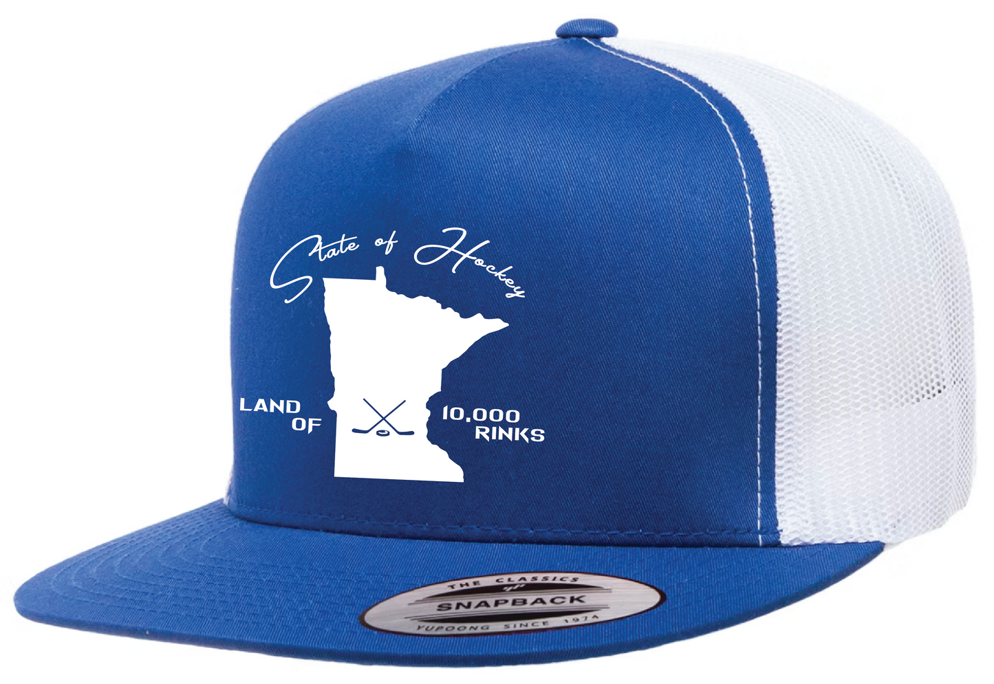 Land of 10k Rinks - 5 Panel Flat Bill Snapback Trucker Hat