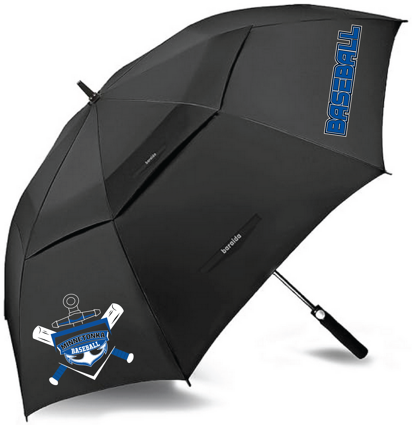 Baseball 62" Vented Canopy Umbrella