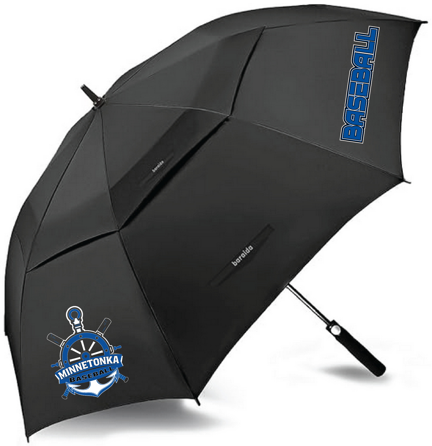 Baseball 62" Vented Canopy Umbrella