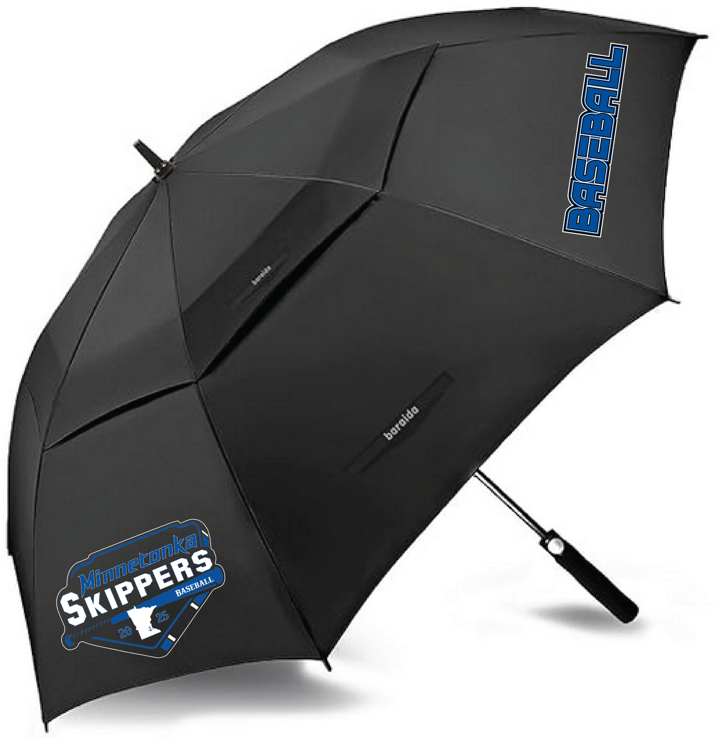 Baseball 62" Vented Canopy Umbrella