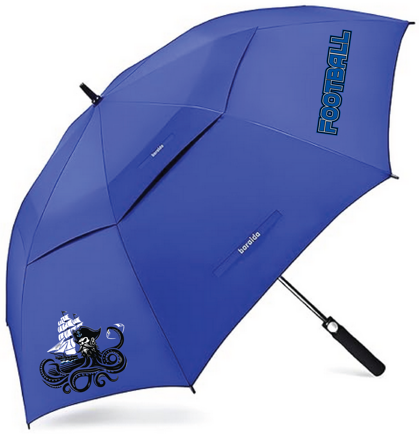 Football 62" Vented Canopy Umbrella