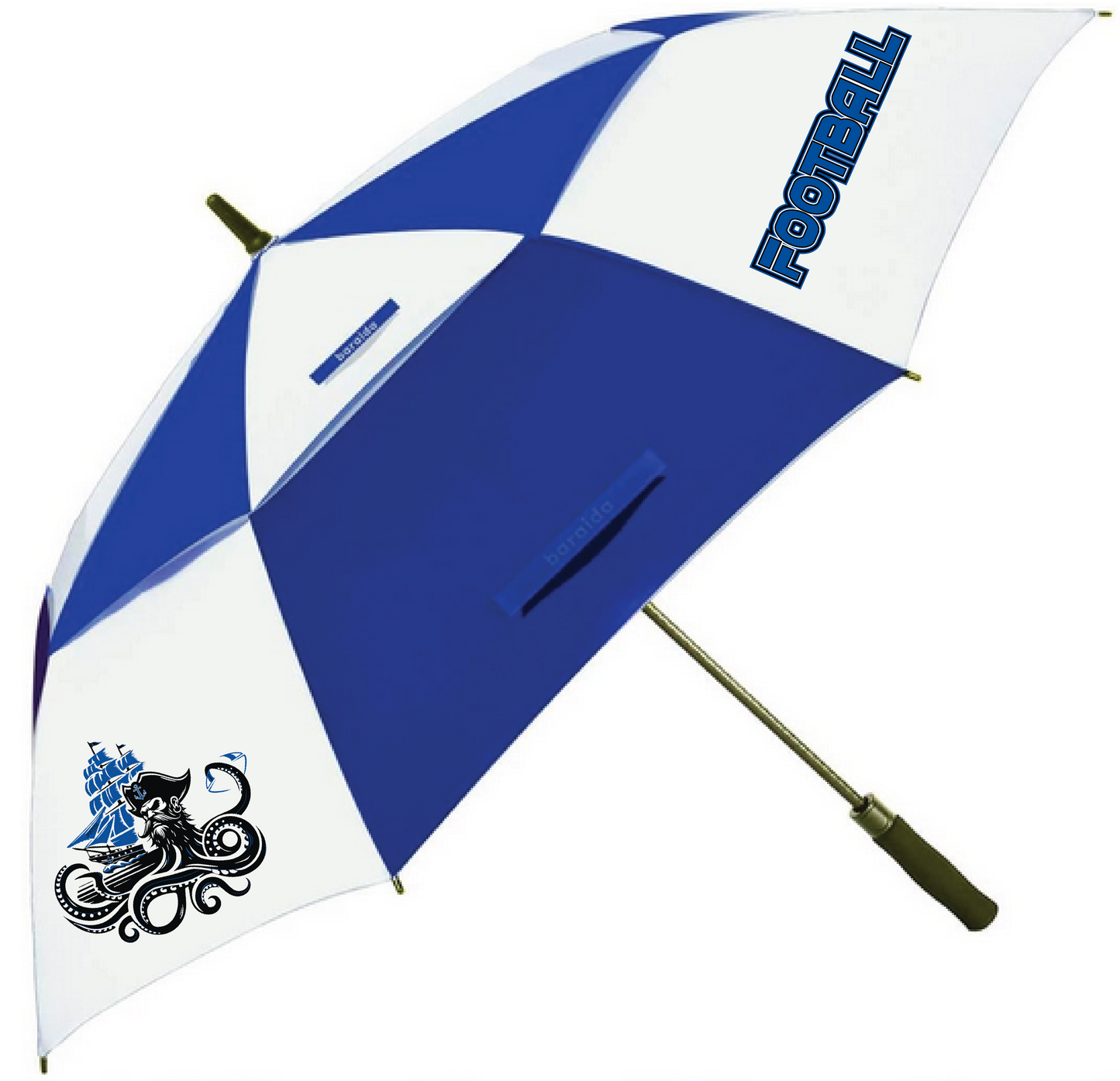 Football 62" Vented Canopy Umbrella
