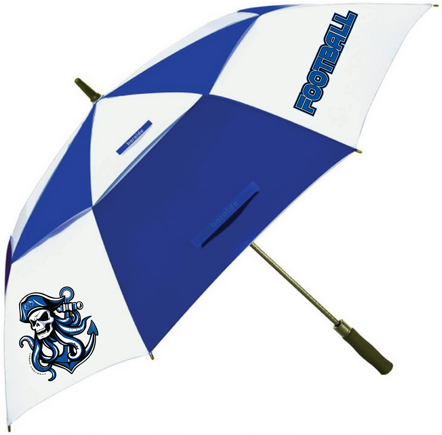 Football 62" Vented Canopy Umbrella