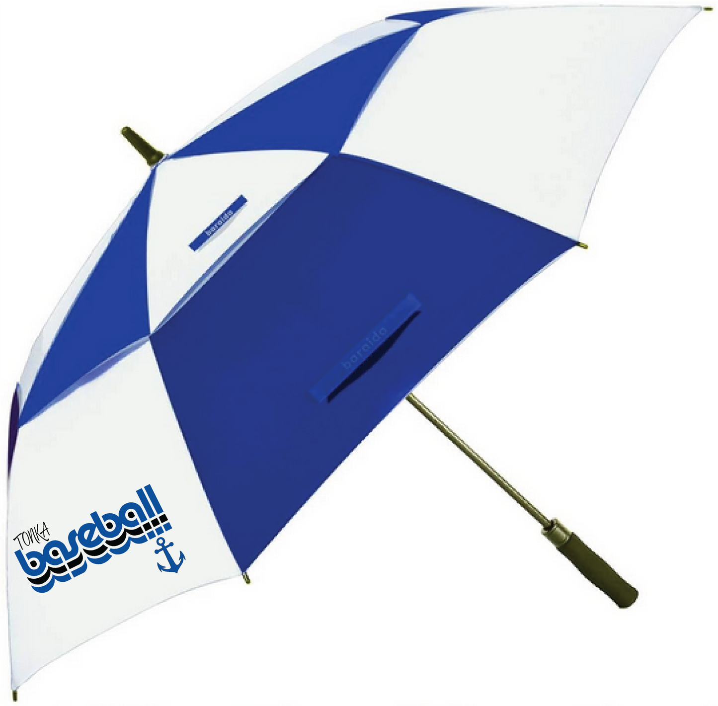 Baseball 62" Vented Canopy Umbrella
