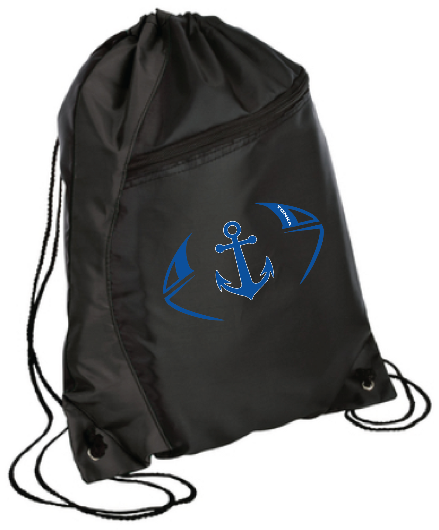 Footbball Colorblock Drawstring Bag
