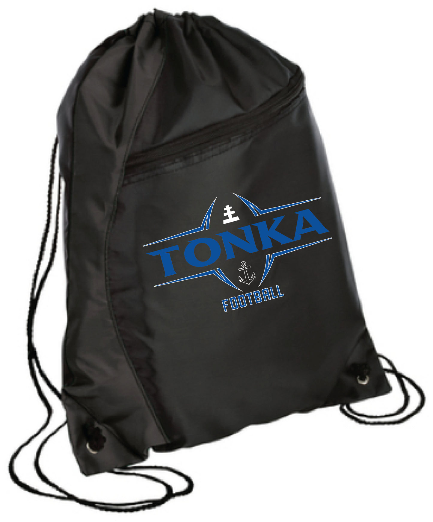 Footbball Colorblock Drawstring Bag