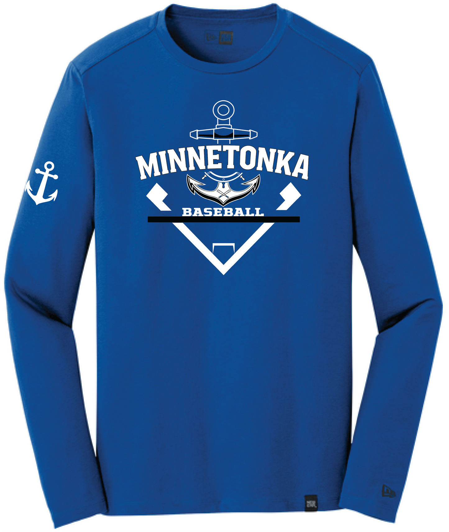 Baseball Men's New Era Heritage Blend Long Sleeve Tee