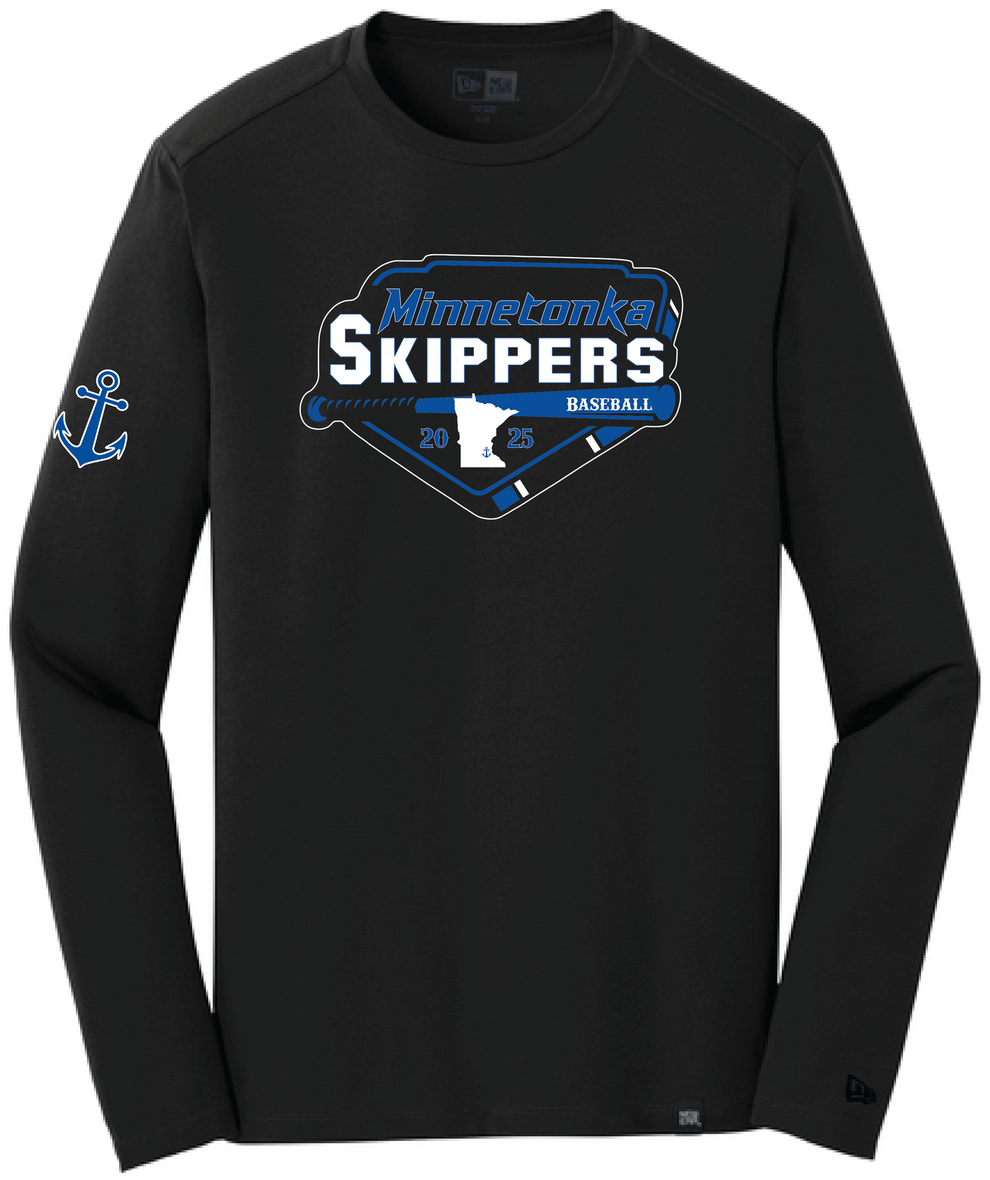 Baseball Men's New Era Heritage Blend Long Sleeve Tee
