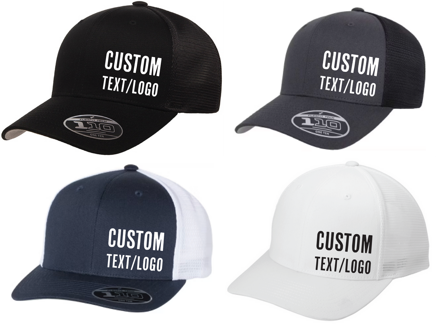 Custom 110 FlexFit Mesh Snapback Hat