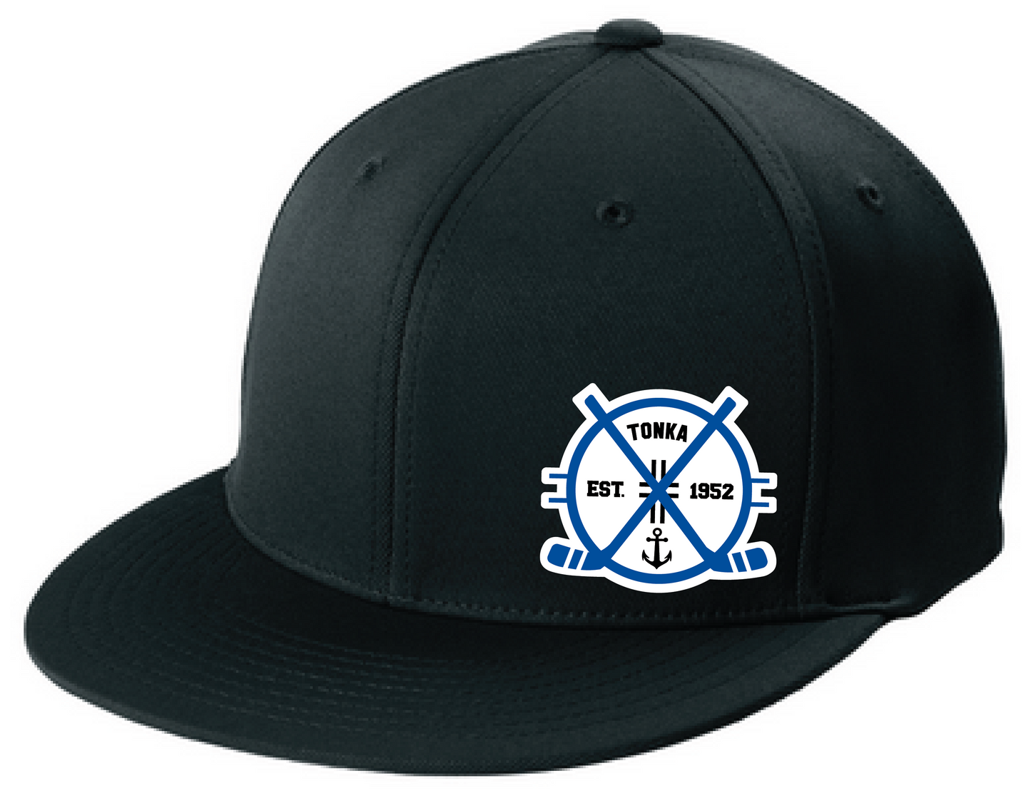 Hockey Flexfit Flatbill Fitted Hat