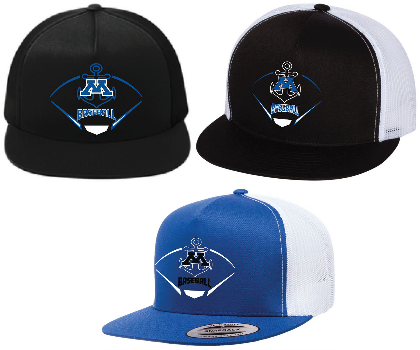MBA Flatbill Trucker Snapback Hat