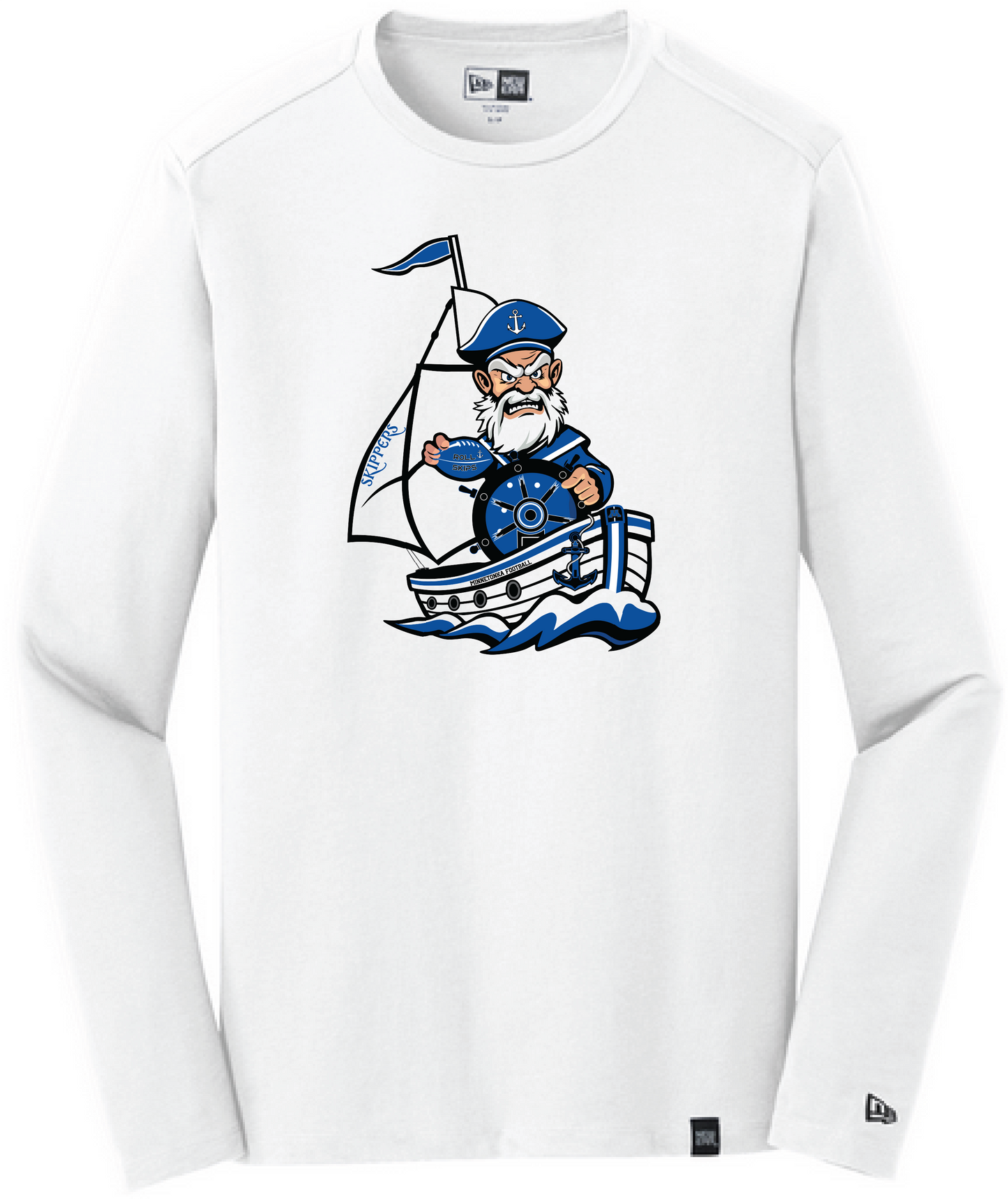 Football Men's New Era Comfort Blend Long Sleeve Tee