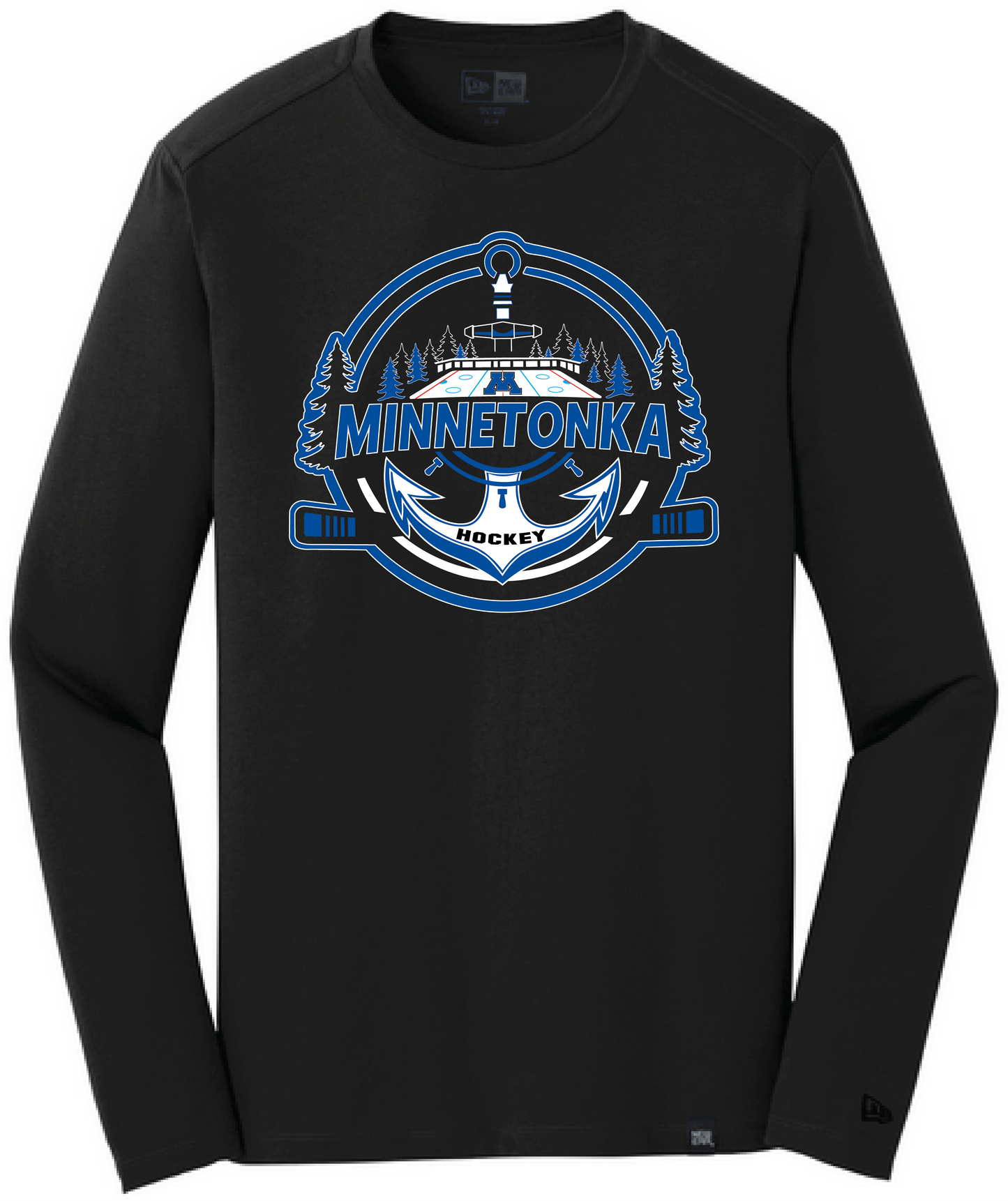 Tonka Hockey Men's New Era Heritage Blend Long Sleeve Crew Tee