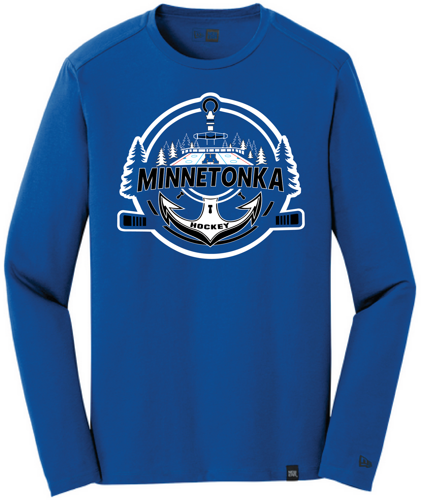 Tonka Hockey Men's New Era Heritage Blend Long Sleeve Crew Tee