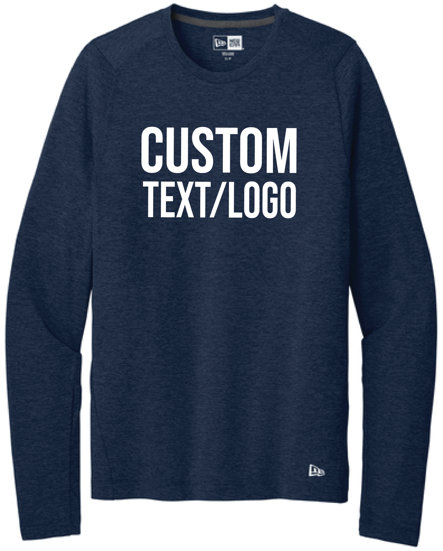 Custom Men's New Era Series Performance Long Sleeve Crew Tee