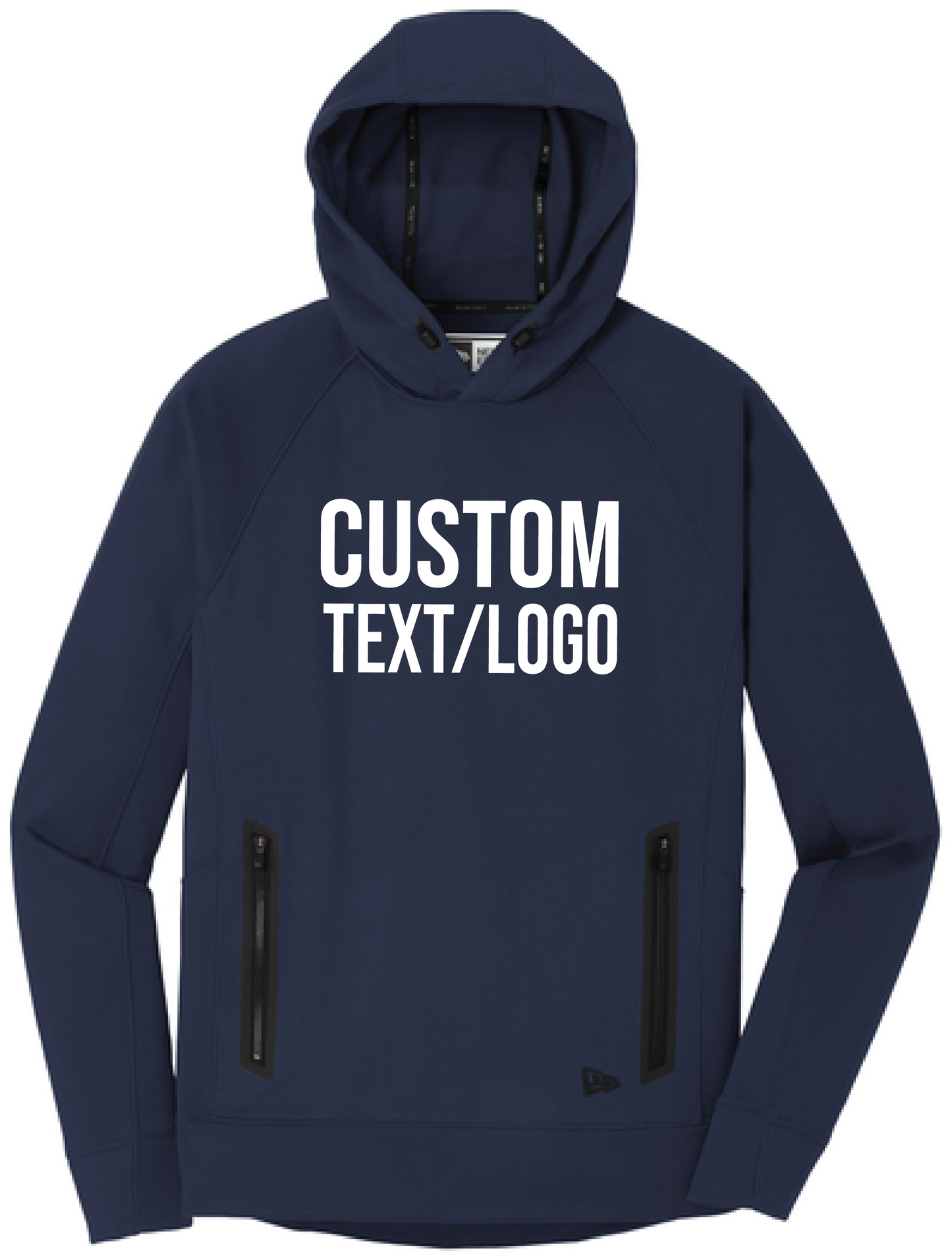 Custom Men's New Era Venue Fleece Pullover Hoodie