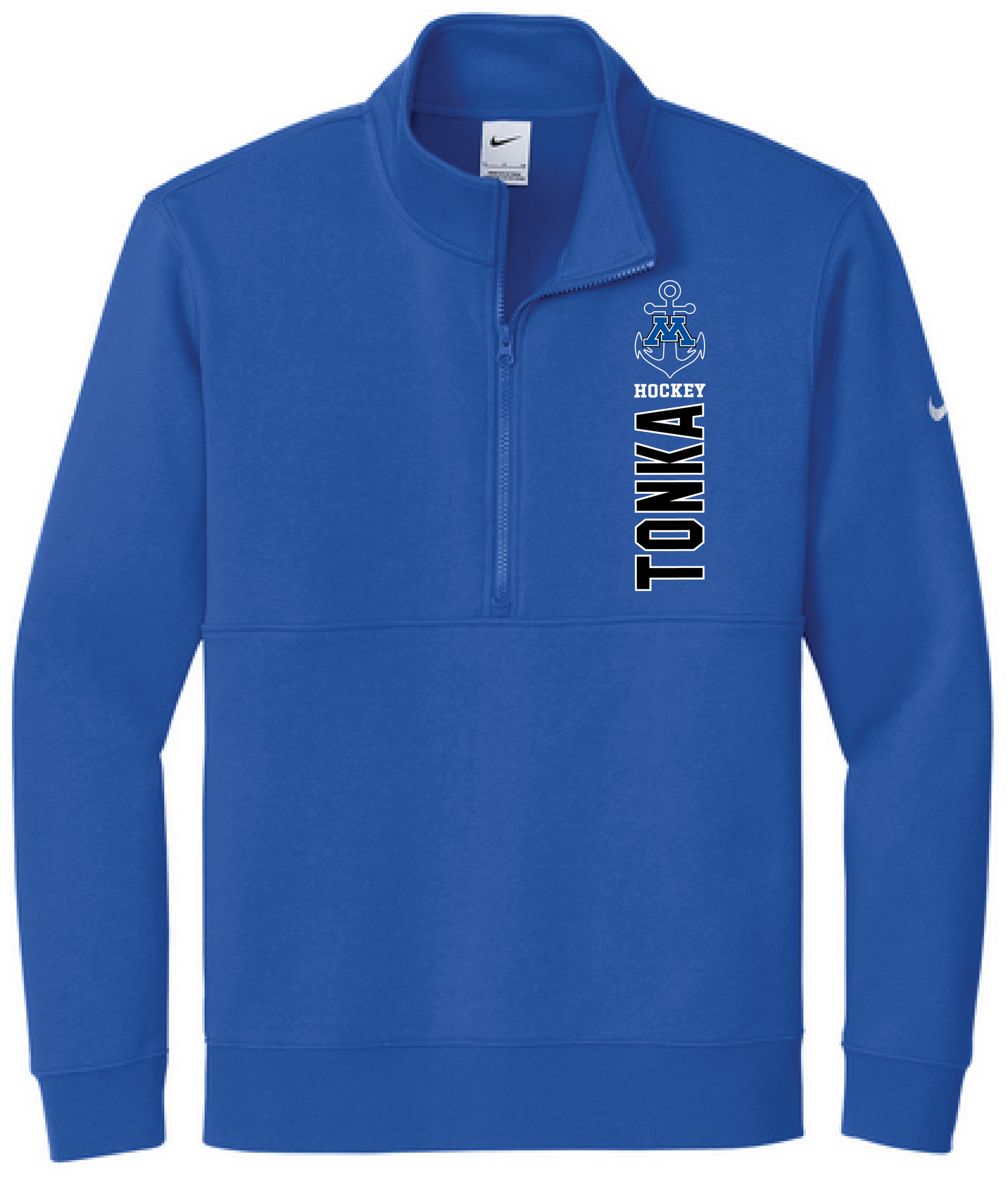 Tonka Hockey Men's NKDX6718 Nike Club Comfort 1/2-Zip