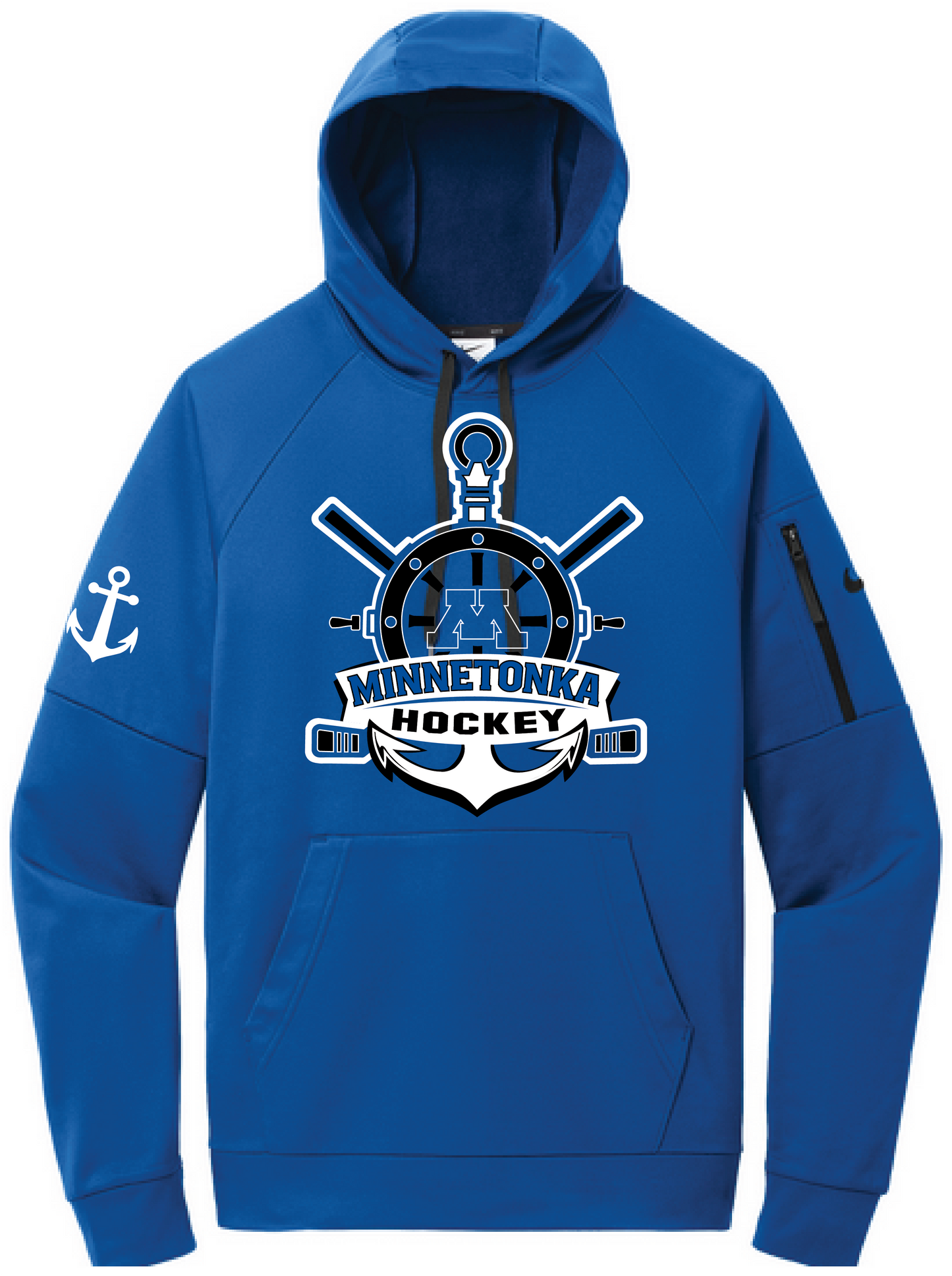 Tonka Hockey Men's Nike Therma-FIT Pullover Fleece Hoodie