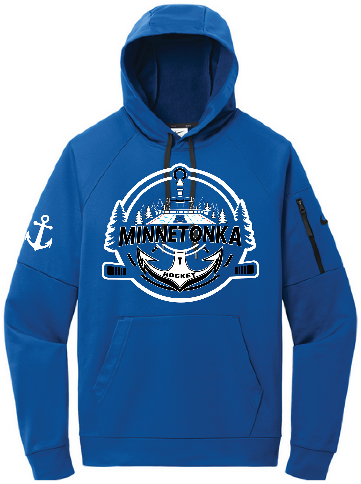 Tonka Hockey Men's Nike Therma-FIT Pullover Fleece Hoodie