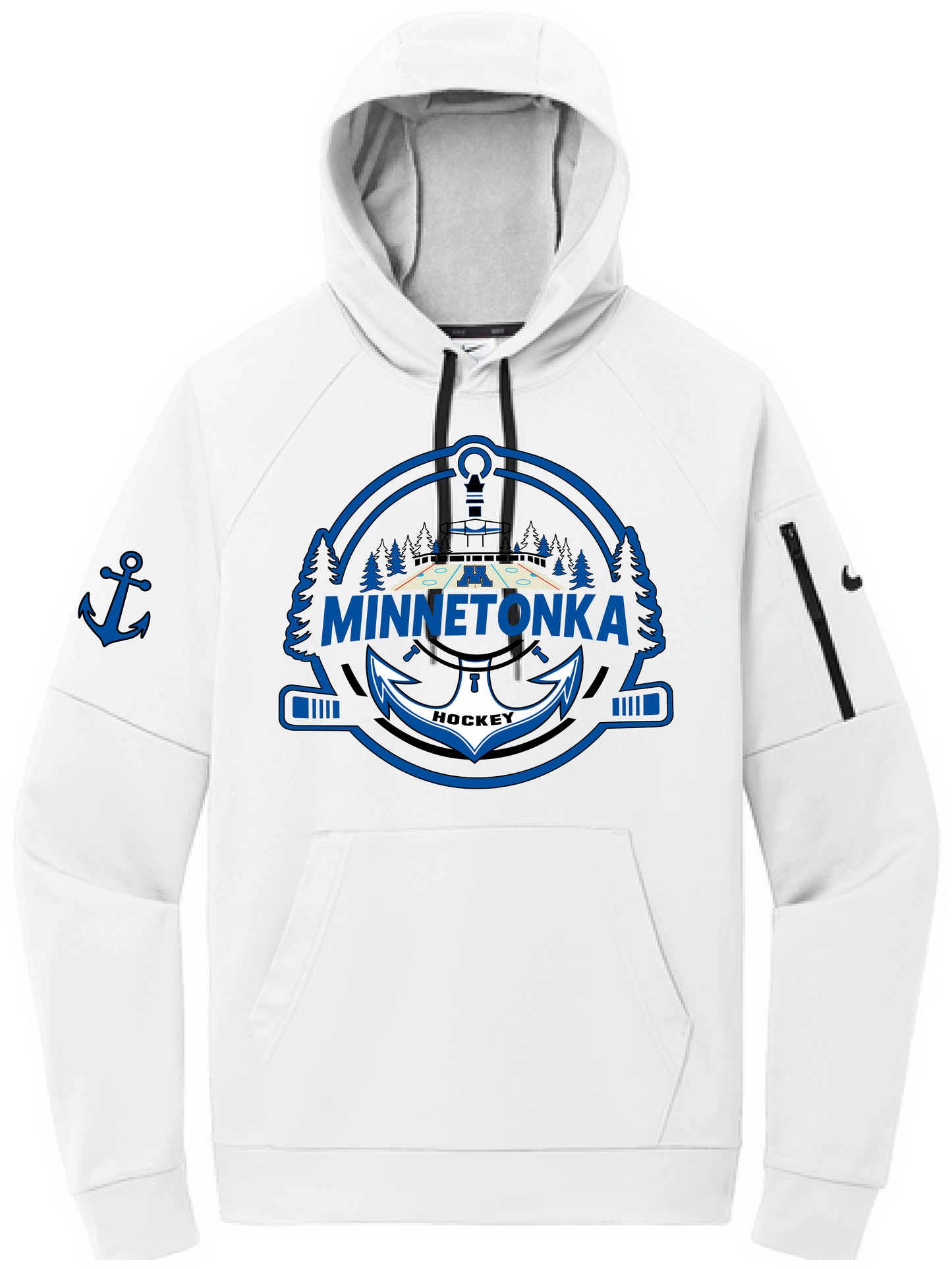 Tonka Hockey Men's Nike Therma-FIT Pullover Fleece Hoodie