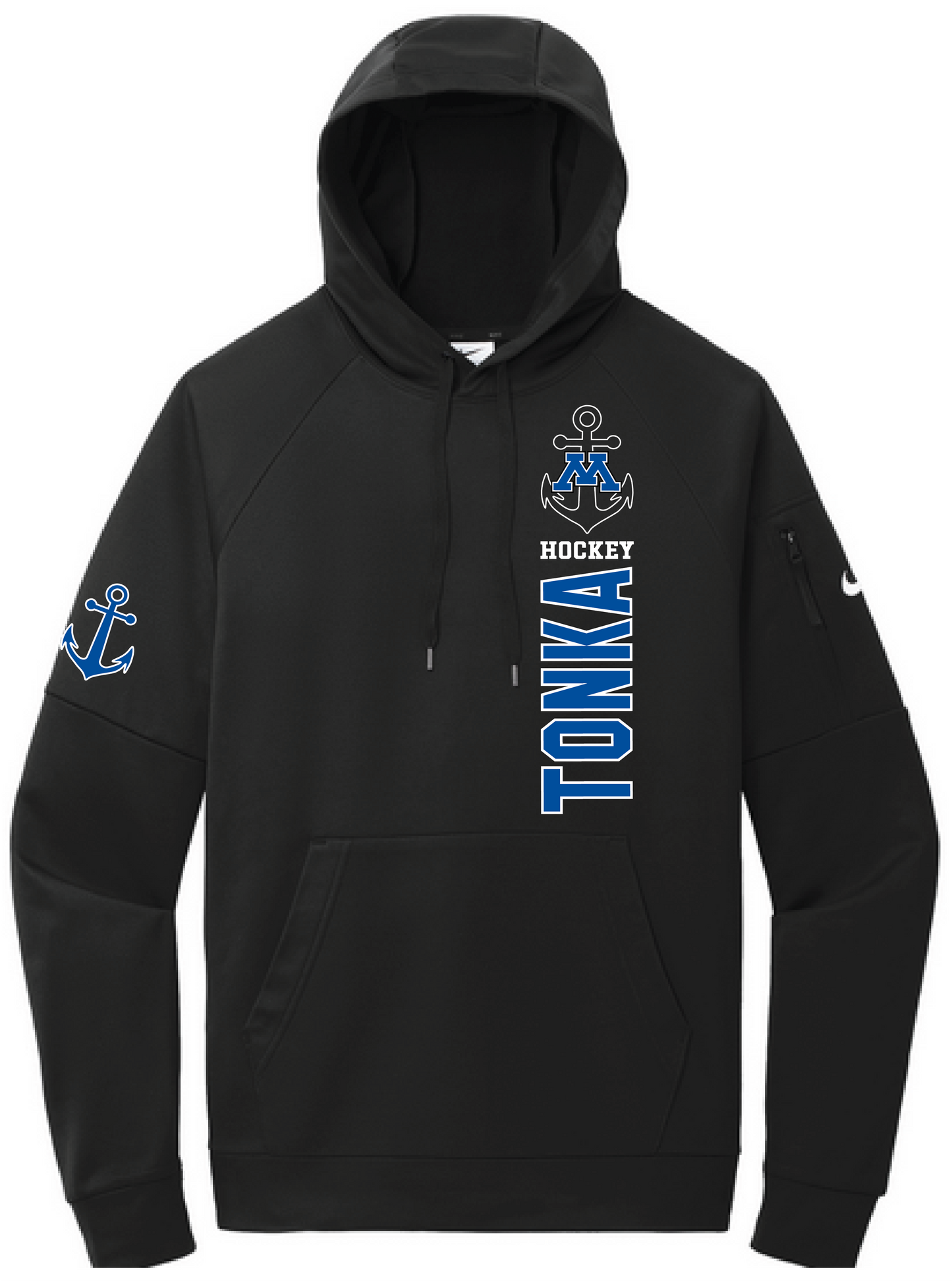 Tonka Hockey Men's Nike Therma-FIT Pullover Fleece Hoodie