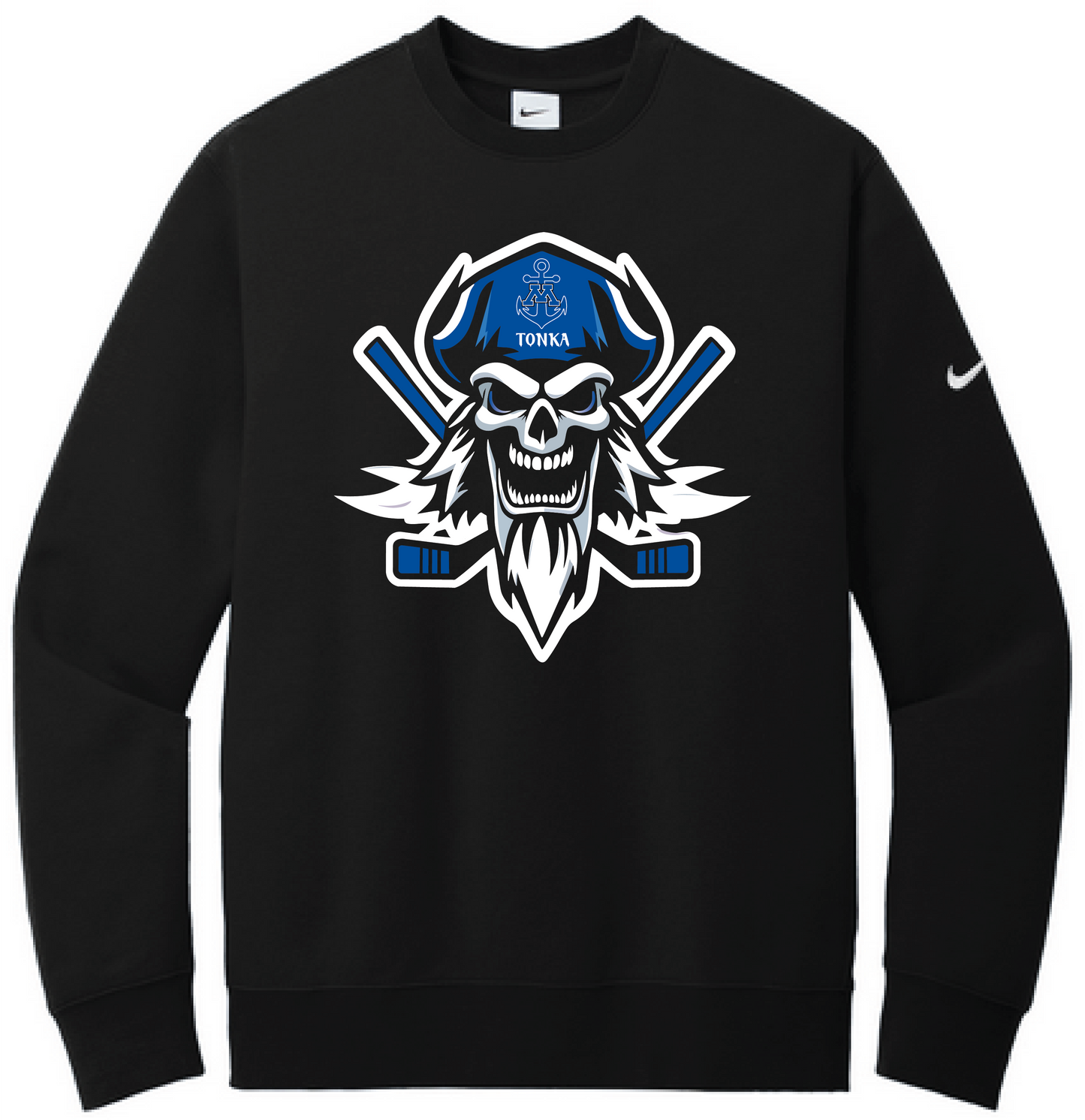 Tonka Hockey Men's Nike Club Fleece Sleeve Swoosh Crew