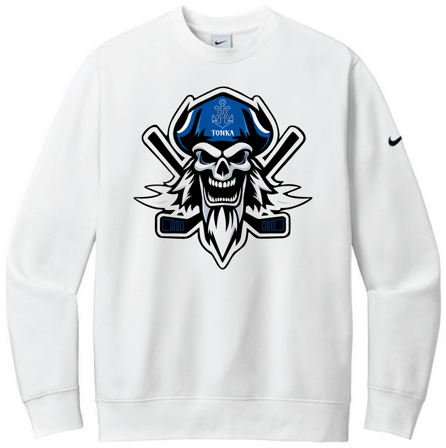 Tonka Hockey Men's Nike Club Fleece Sleeve Swoosh Crew