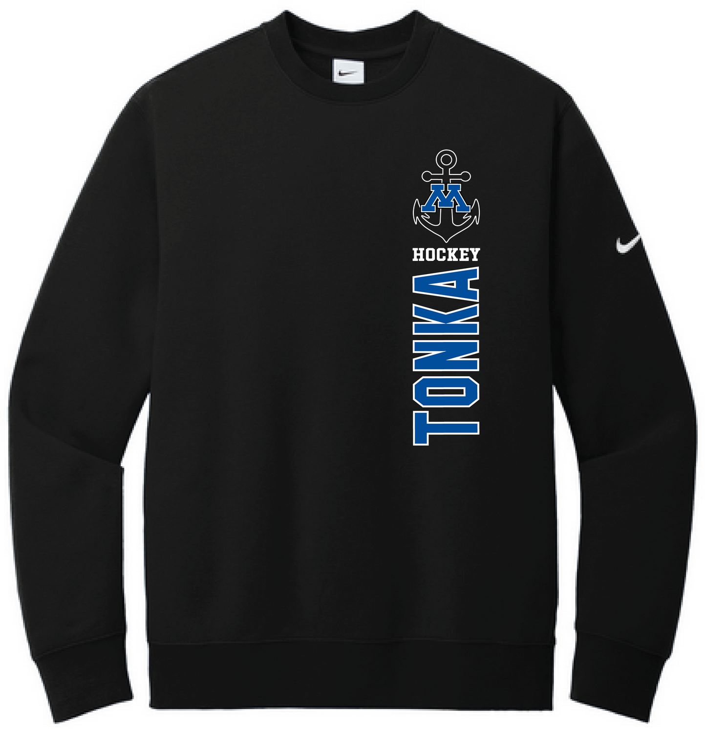 Tonka Hockey Men's Nike Club Fleece Sleeve Swoosh Crew