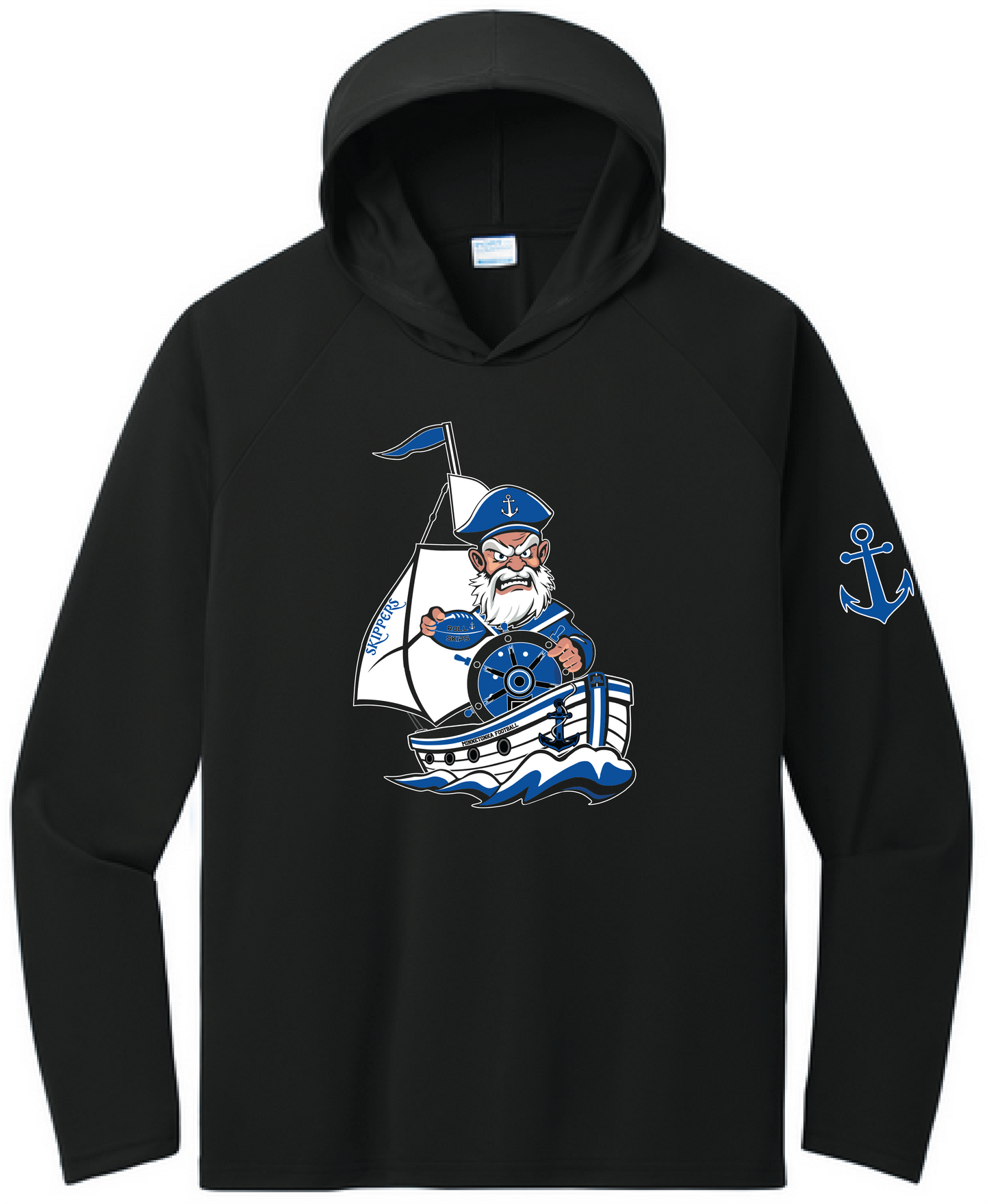Football Men's UPF 50 Performance Pullover Hooded Tee