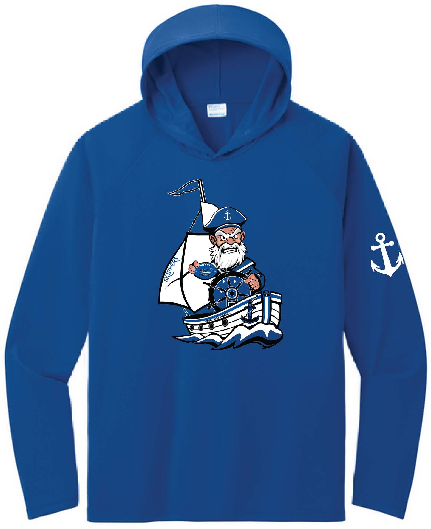 Football Men's UPF 50 Performance Pullover Hooded Tee