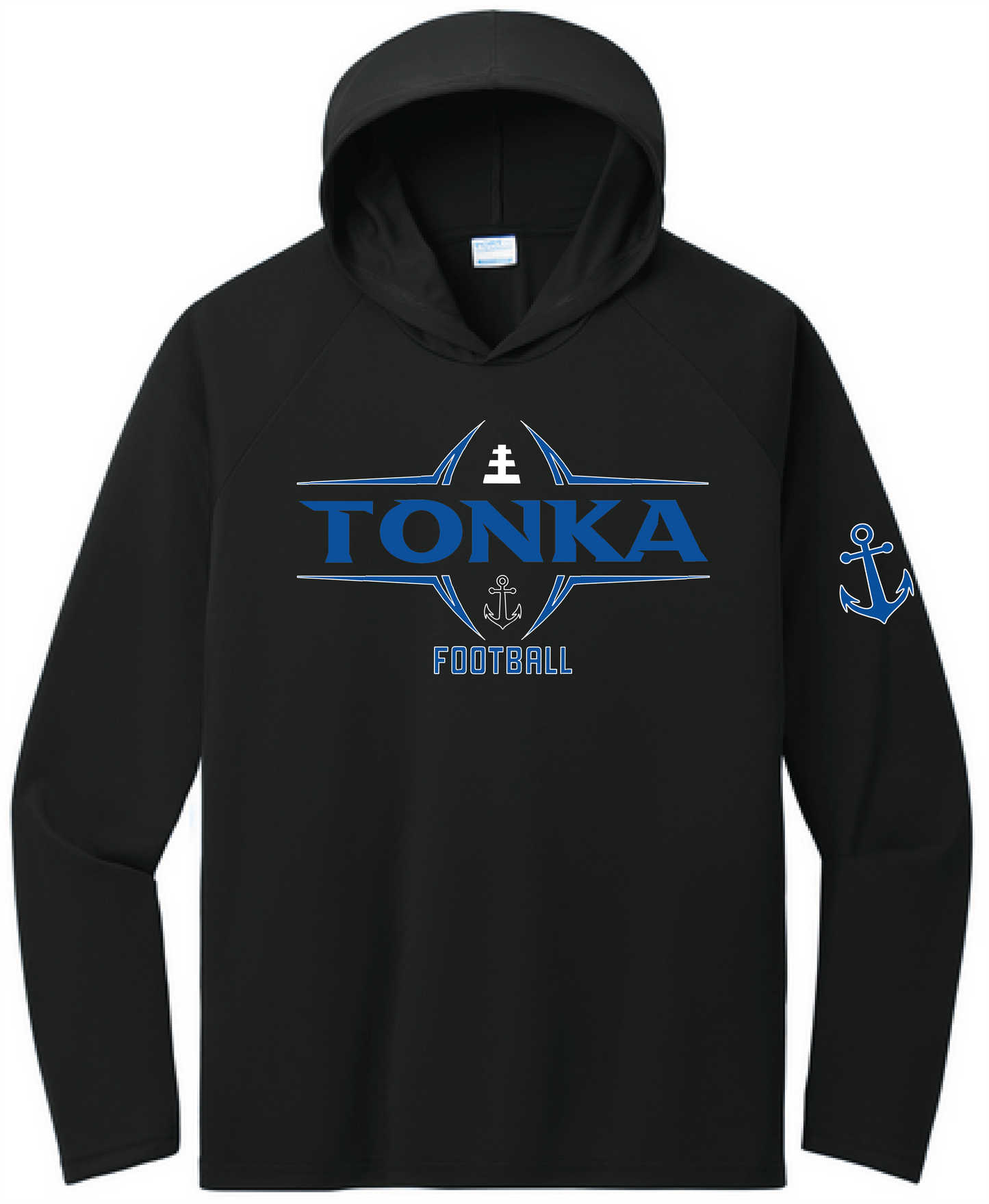 Football Men's UPF 50 Performance Pullover Hooded Tee