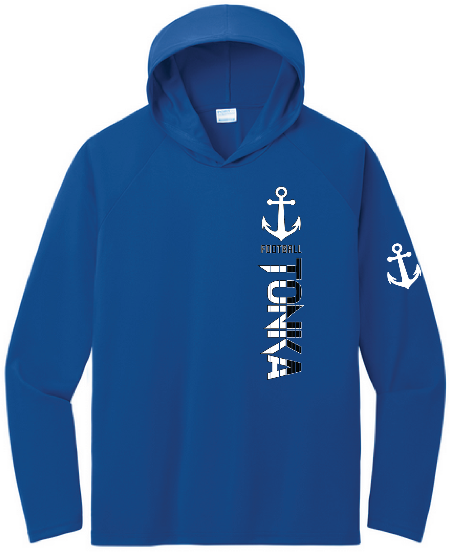Football Men's UPF 50 Performance Pullover Hooded Tee