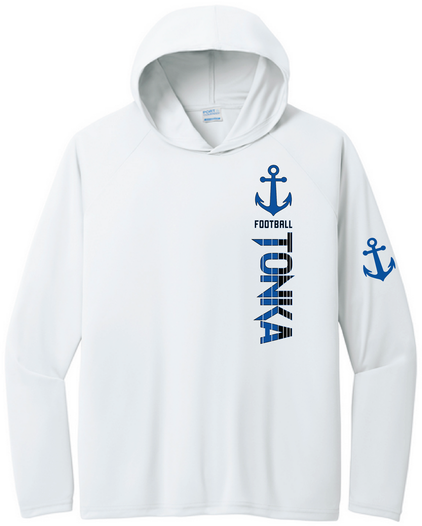 Football Men's UPF 50 Performance Pullover Hooded Tee