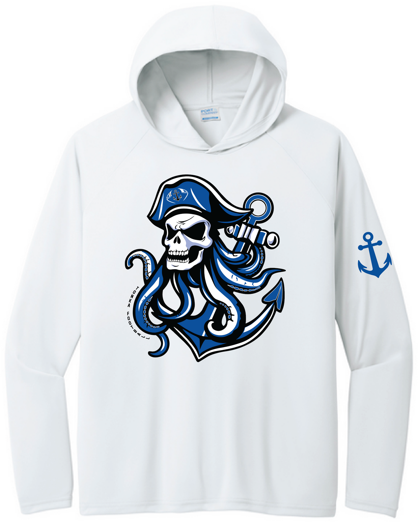 Football Men's UPF 50 Performance Pullover Hooded Tee