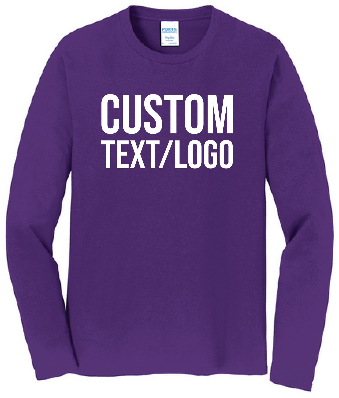 Custom Men's Fan Favorite Comfort Long Sleeve Tee