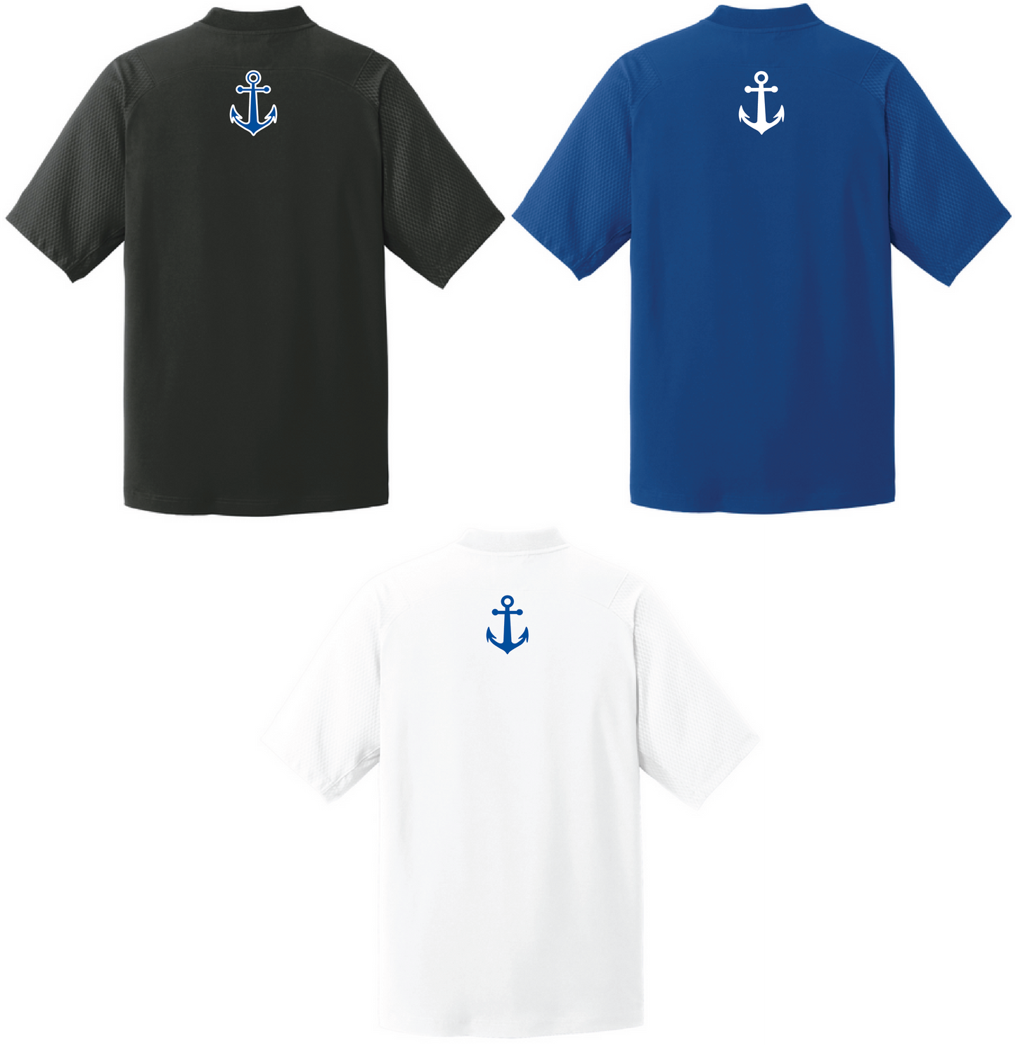 Baseball Men's New Era Short Sleeve 1/4-Zip Cage Jacket