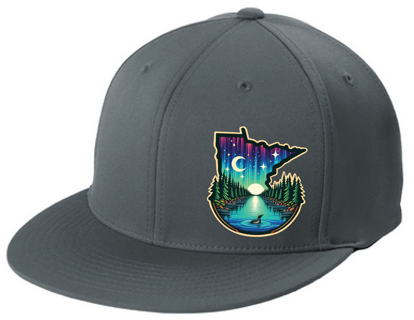 Minnesota Flexfit Flatbill Fitted Hat