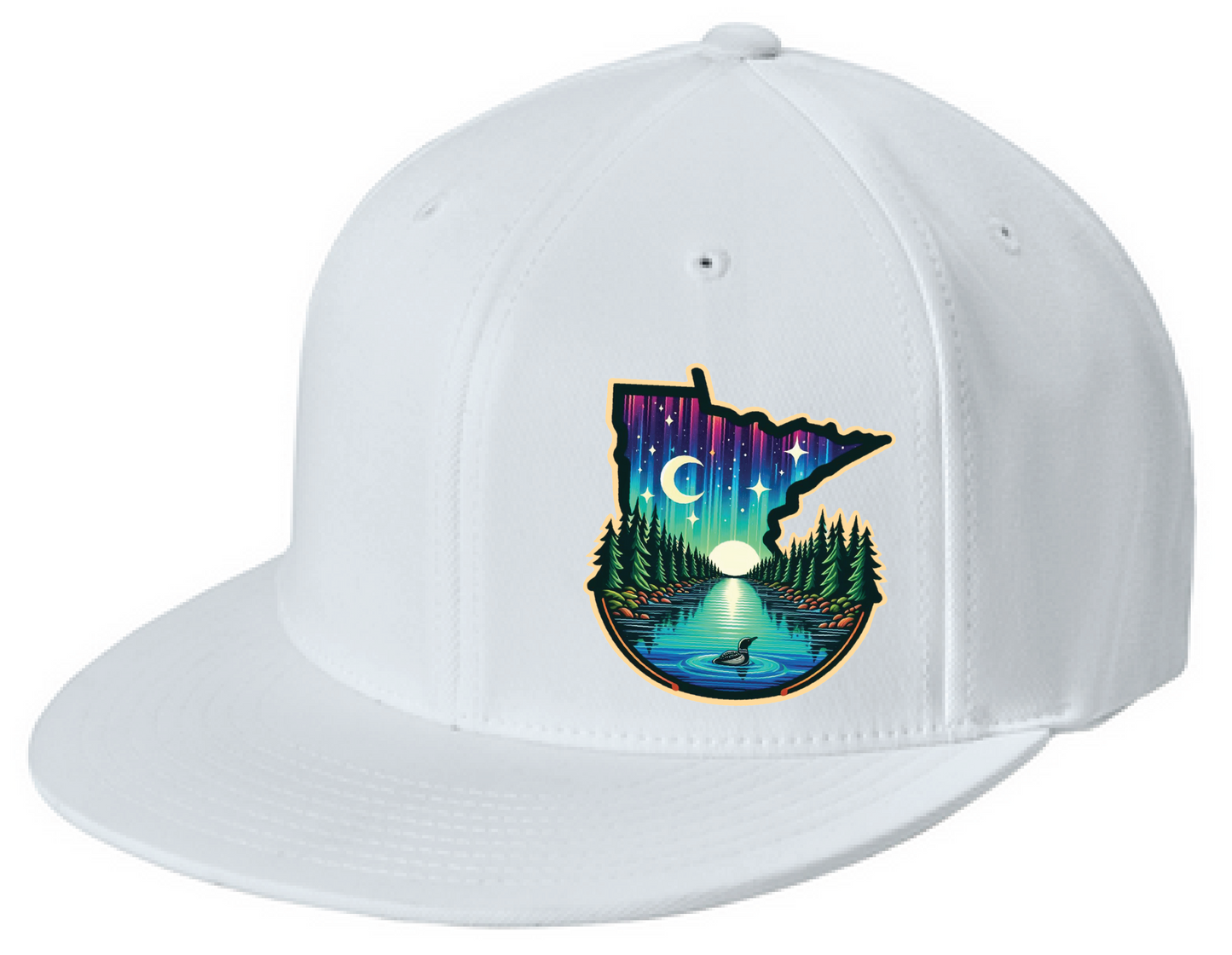 Minnesota Flexfit Flatbill Fitted Hat