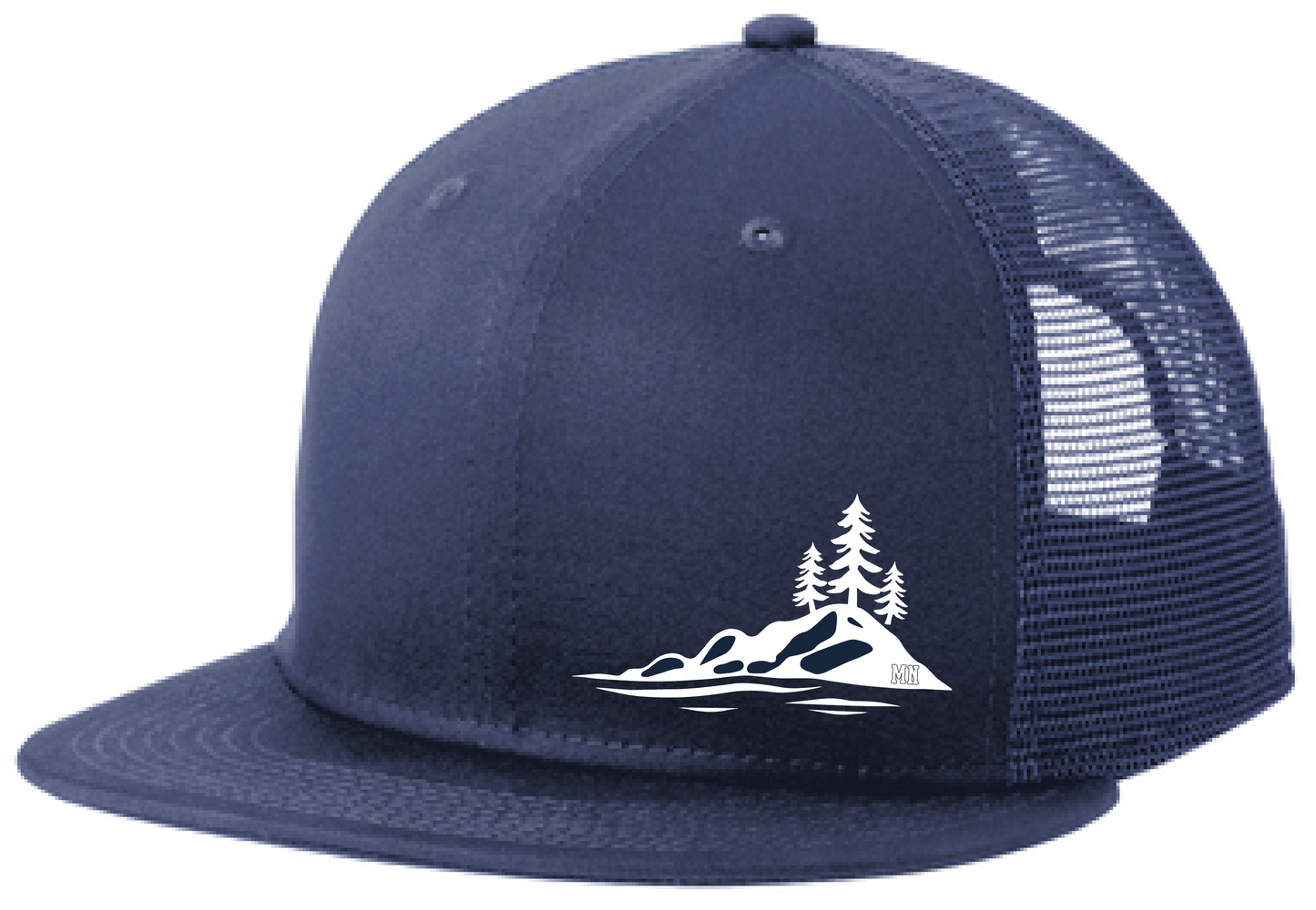 Baseball New Era Standard Fit Snapback Flatbill Trucker Hat