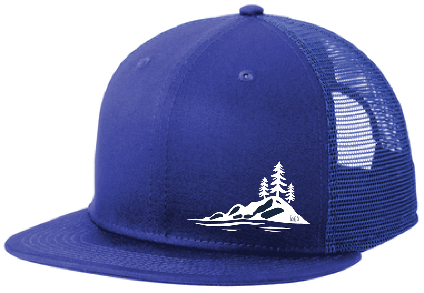 Baseball New Era Standard Fit Snapback Flatbill Trucker Hat
