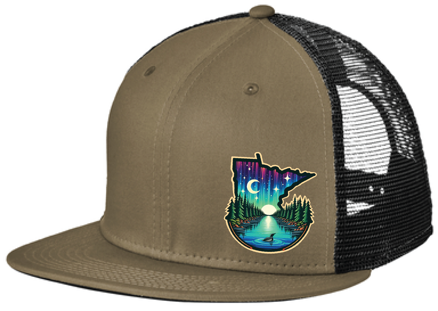 Baseball New Era Standard Fit Snapback Flatbill Trucker Hat