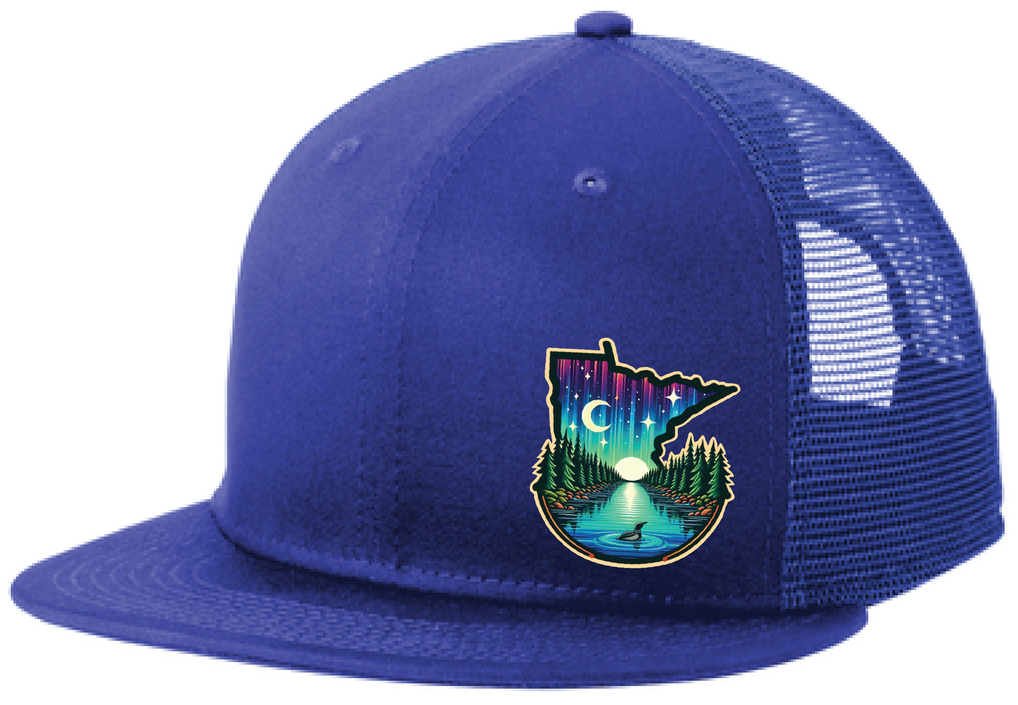 Baseball New Era Standard Fit Snapback Flatbill Trucker Hat