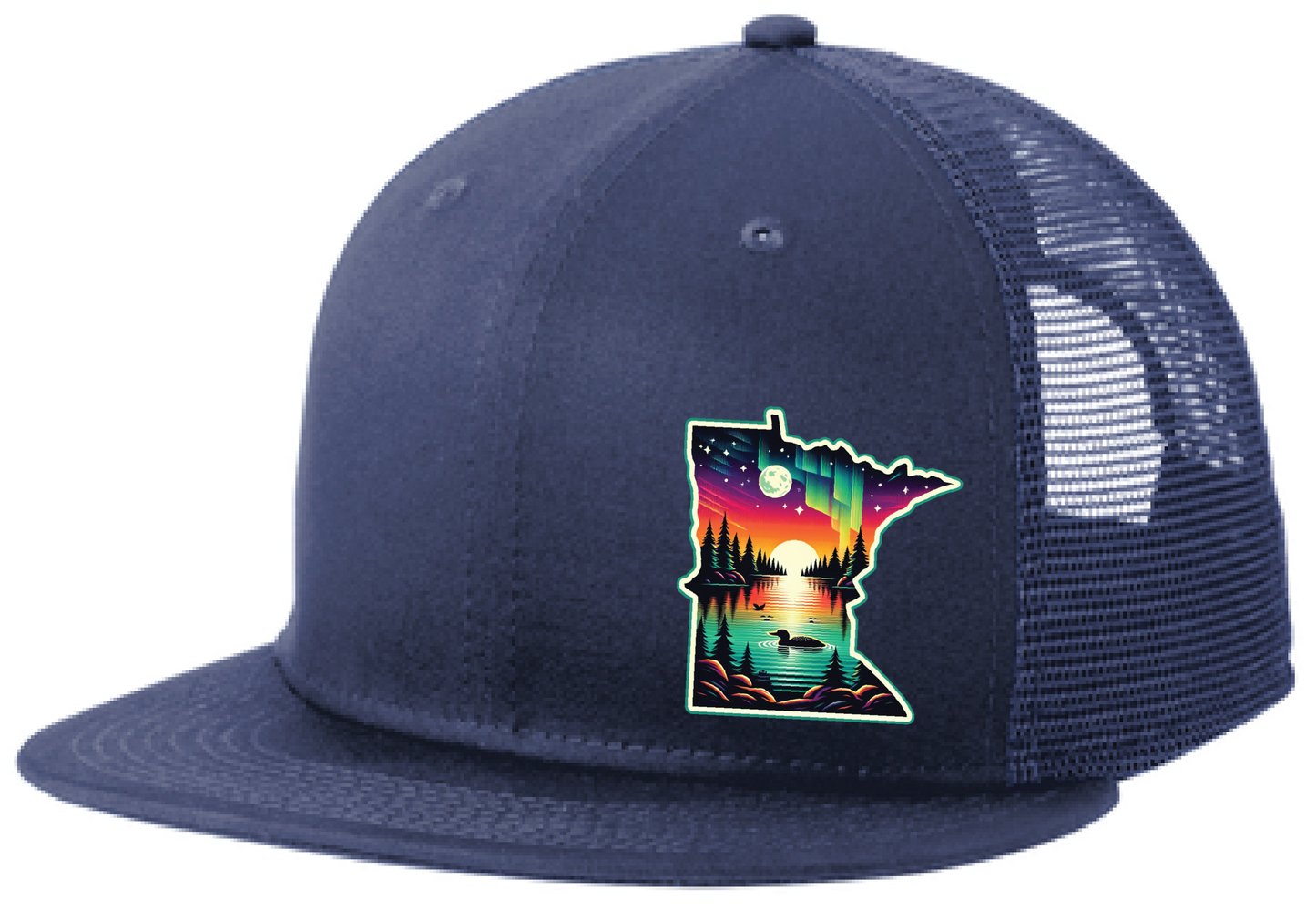Baseball New Era Standard Fit Snapback Flatbill Trucker Hat