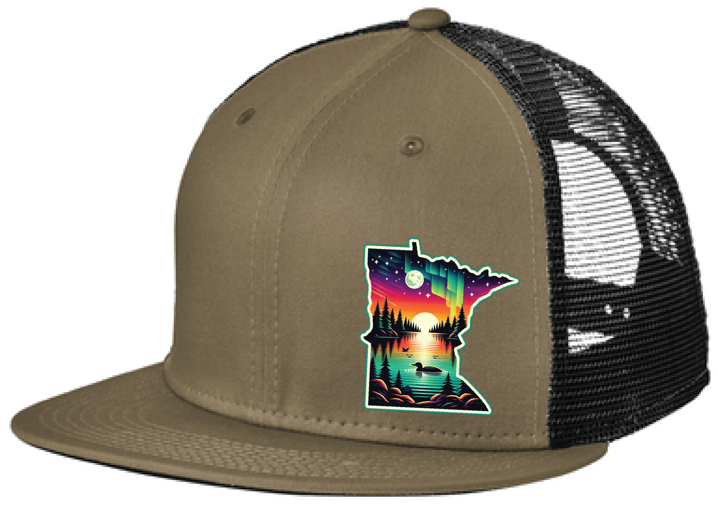 Baseball New Era Standard Fit Snapback Flatbill Trucker Hat