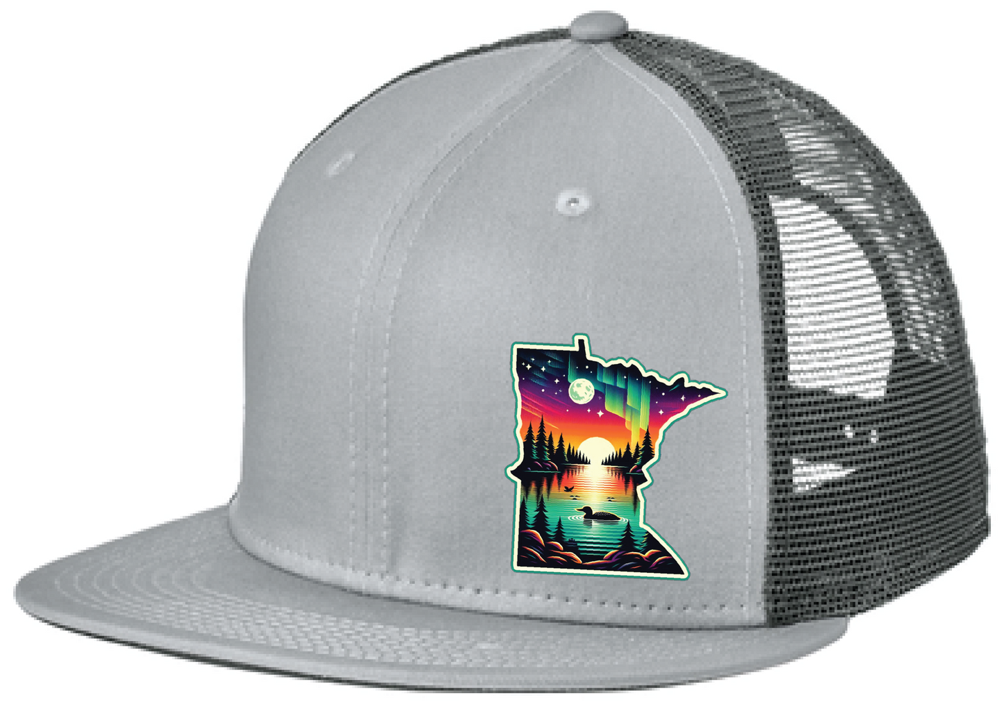 Baseball New Era Standard Fit Snapback Flatbill Trucker Hat