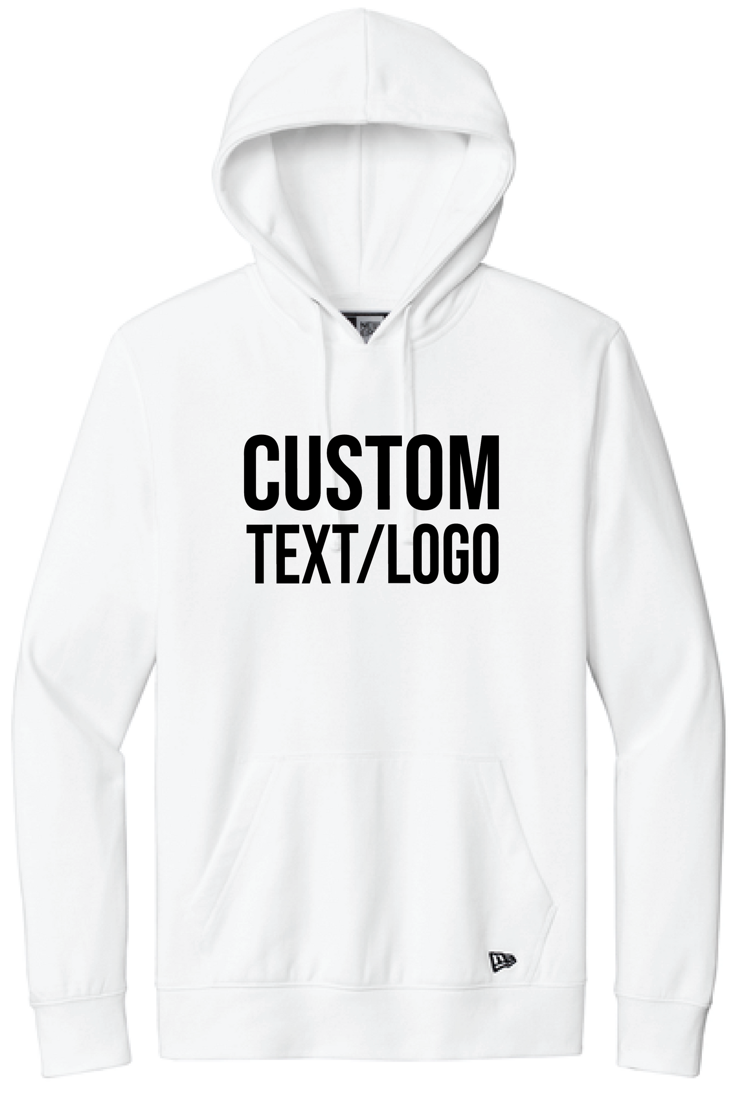 Custom Men's New Era Comeback Fleece Hoodie