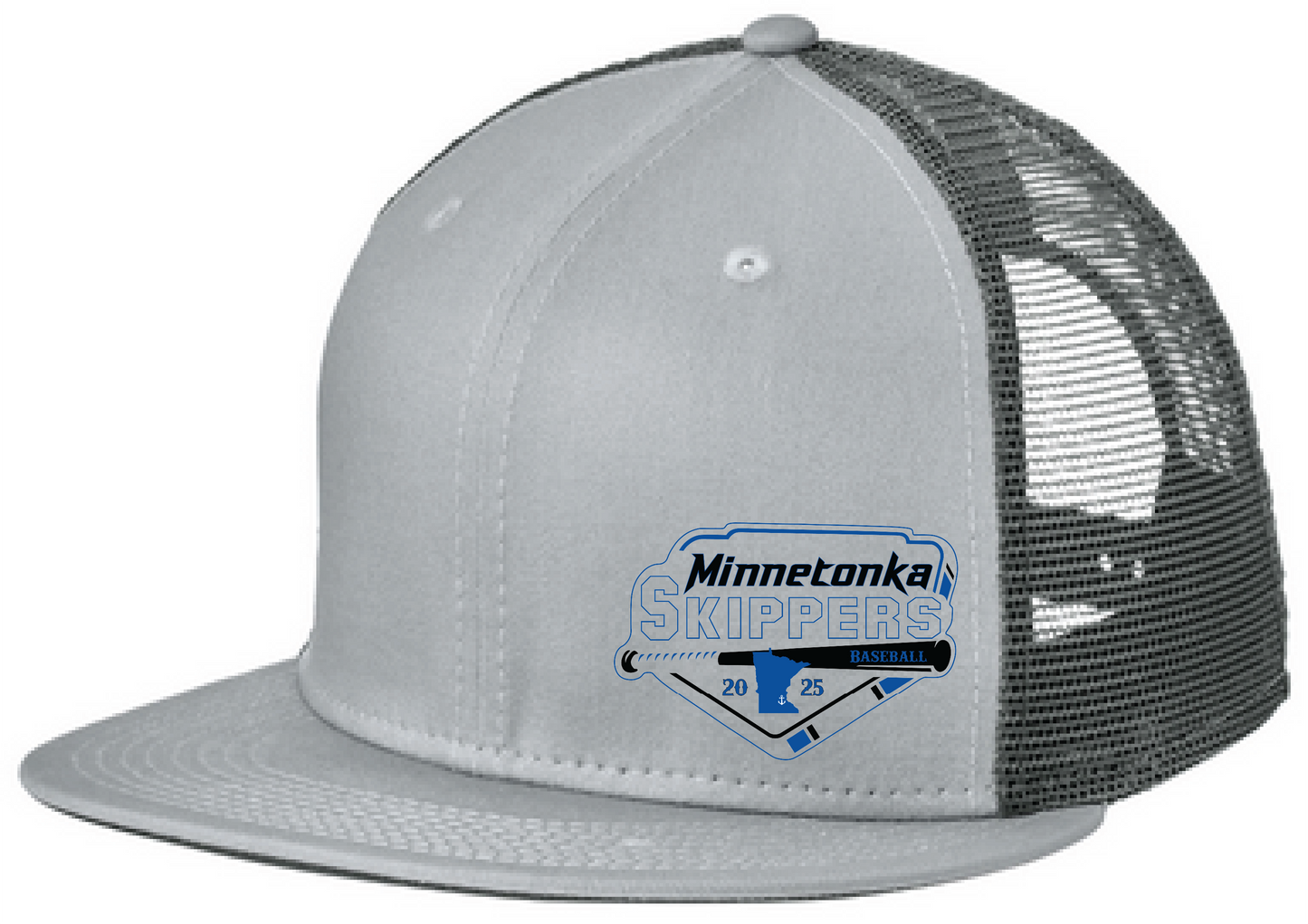 Baseball New Era Standard Fit Snapback Flatbill Trucker Hat