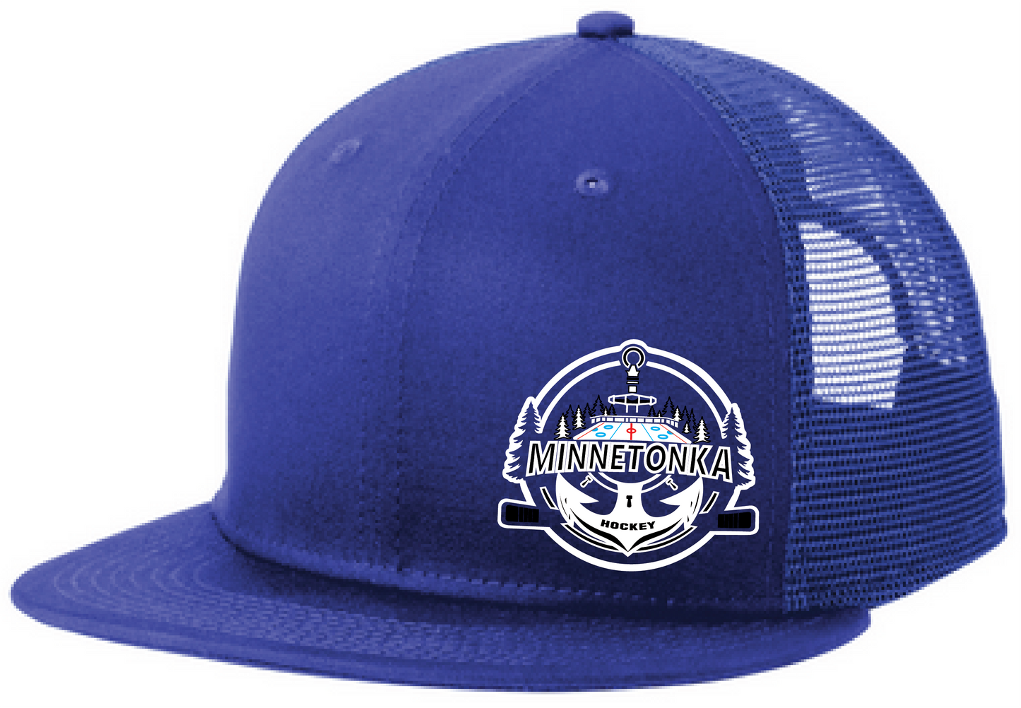 Hockey New Era Standard Fit Snapback Flatbill Trucker Hat